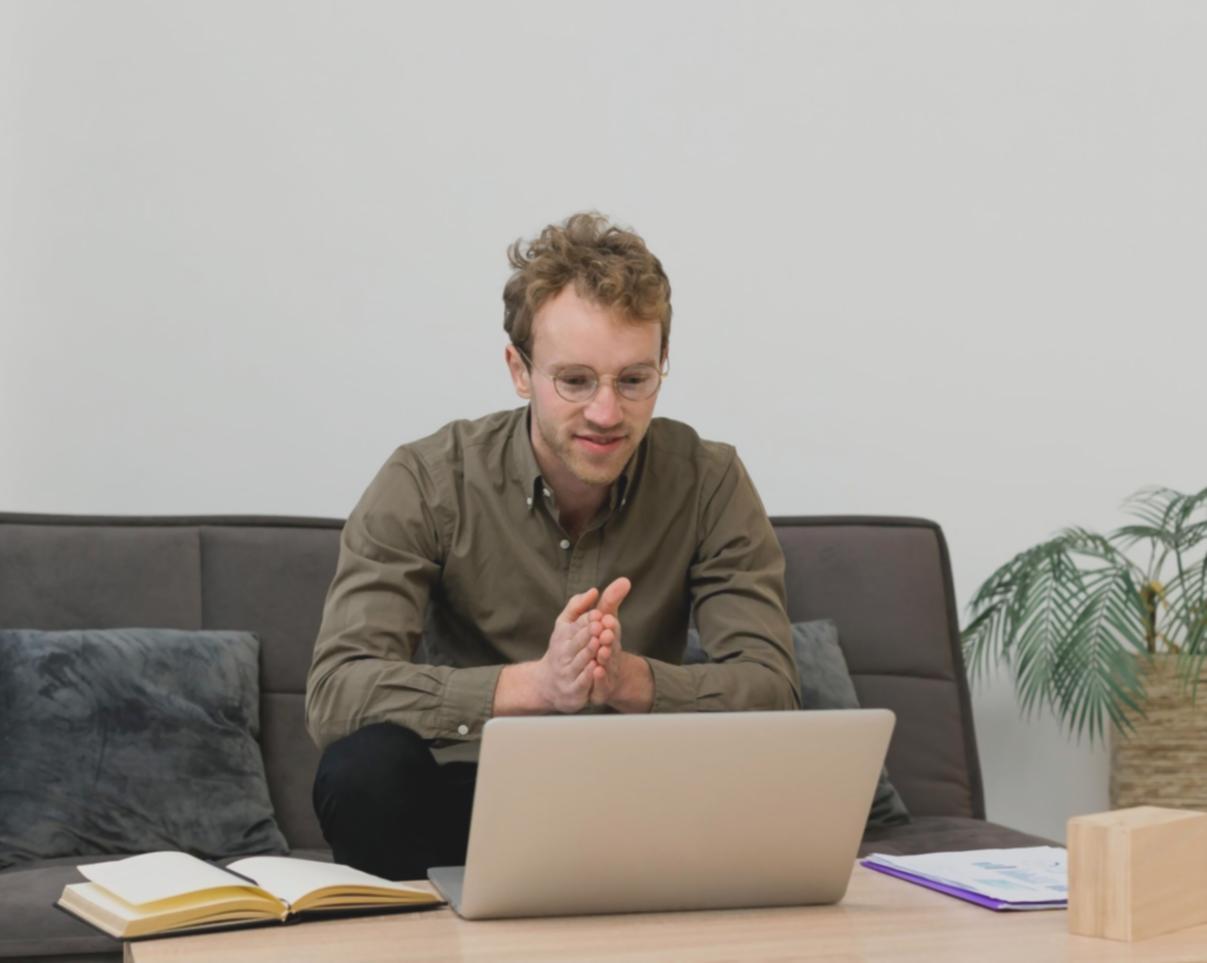 Financial education materials and online learning setup